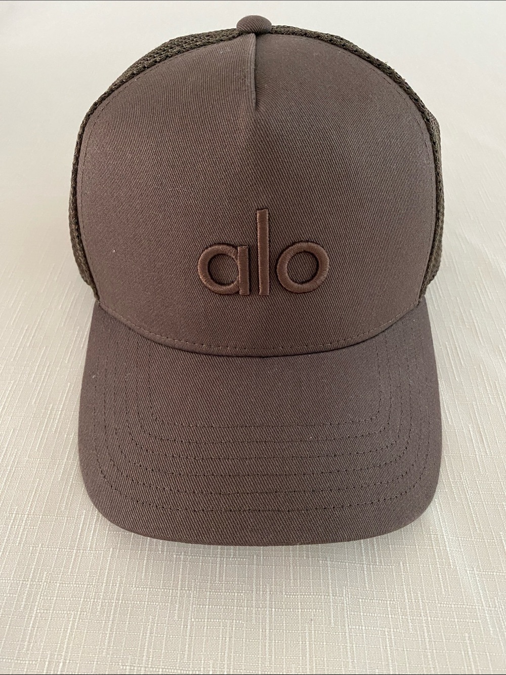 District Trucker Hat in Espresso